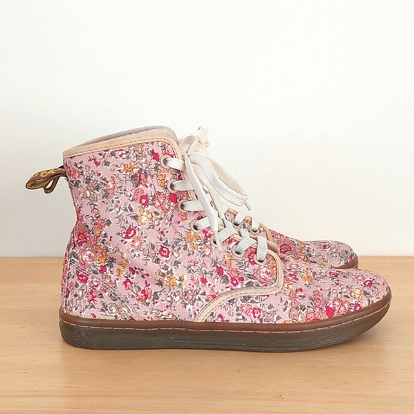 Dr. Martens Shoreditch floral canvas ankle boots - Picture 3 of 11
